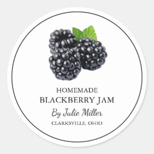 Eenvoudig zelfgemaakt BlackBerry Jam Label