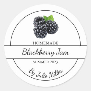 Eenvoudig zelfgemaakt BlackBerry Jam Label