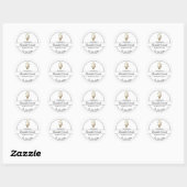 Eenvoudig zelfgemaakt chocolade extract label (Vel)