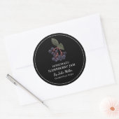 Eenvoudig zelfgemaakt Elderberry Jam Label (Envelop)