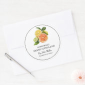 Eenvoudig zelfgemaakt gemengd citrus jam label (Envelop)