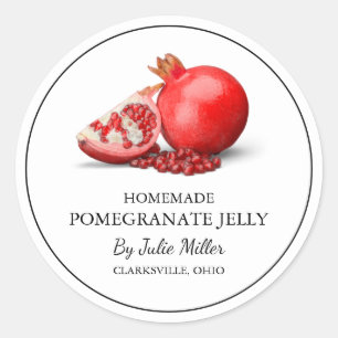 Eenvoudig Zelfgemaakt Granaatappel Jelly Label
