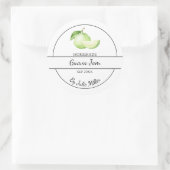 Eenvoudig zelfgemaakt guave jam label (Tas)