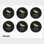 Eenvoudig Zelfgemaakt Jalapeno Jelly Label (Vel)