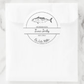 Eenvoudig Zelfgemaakt Tuna Jerky Label (Tas)