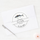 Eenvoudig Zelfgemaakt Tuna Jerky Label (Envelop)