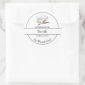 Eenvoudig zelfgemaakt Vanilla Bubble Bath Label (Tas)