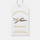 Eenvoudig Zelfgemaakt Vanille Extract Hang Label l Cadeaulabel (Voorkant)