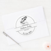 Eenvoudig Zelfgemaakt Zalm Jerky Label (Envelop)