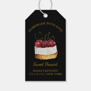 Eenvoudig Zelfgemaakt Zoet Dessert Hang Label l Zw Cadeaulabel
