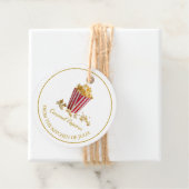 Eenvoudig Zelfgemaakte Popcorn Hang Label l Wit (In situ)