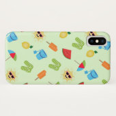 Eenvoudig zomer Case-Mate iPhone case (Achterkant (horizontaal))