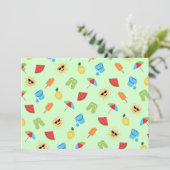 Eenvoudig zomer kaart (Staand voorkant)