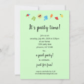 Eenvoudig zomer kaart (Achterkant)