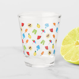 Eenvoudig zomer shot glas