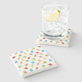 Eenvoudig zomer stenen onderzetter (Zijkant)