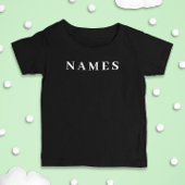 Eenvoudig zwart, aangepaste Jouw naam toevoegen el