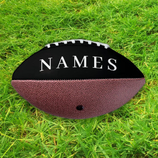 Eenvoudig zwart, aangepaste Jouw naam toevoegen el American Football