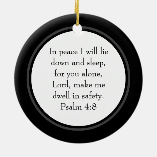 Eenvoudig zwart:  Afbeelding: Memorial: Ornament (Achterkant)