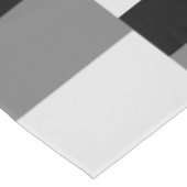 Eenvoudig zwart & grijs patroon tafelkleed (Gekanteld)