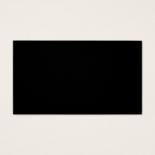 Eenvoudig zwart | Modern Visitekaartje (Achterkant)