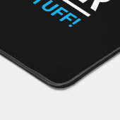 Eenvoudig zwart professioneel uitstelapparaat bureaumat (Hoek)