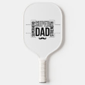 Eenvoudig zwart Super Pa Pickleball Paddle (Voorkant)