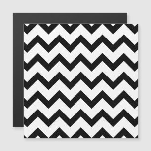 Eenvoudig zwart wit chevron patroon lijnen retro