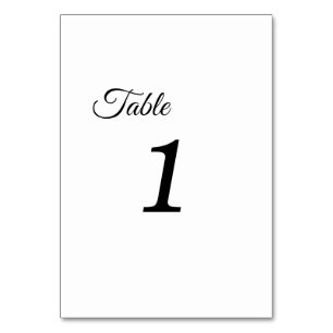 Eenvoudig zwart-wit de Nummers van de Lijst van de Kaart