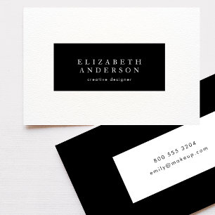 Eenvoudig zwart-wit, modern jurylid Letterhead Visitekaartje