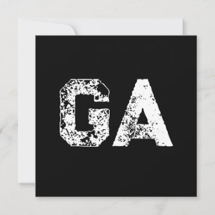 Eenvoudig zwart-wit monogram met beginletters