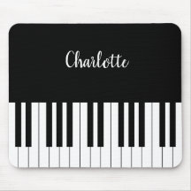 Eenvoudig zwart-wit piano-toetsenbord