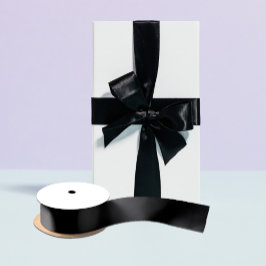 Eenvoudig zwarte, vaste kleur aanpassen lint