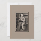 Eenvoudige 100e verjaardag met 2 foto's kaart (Achterkant)