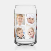 Eenvoudige 12 fotocollage blikvorm glas (Links)