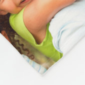 Eenvoudige 12 Sjabloon voor fotocollage, zwart Fleece Deken (Hoek)