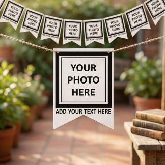 Eenvoudige 16 foto's & tekst toevoegen – Foto uplo Vlaggetjes