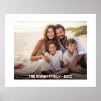 Eenvoudige 1 foto volledige dekking - dikke tekst 