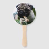 Eenvoudige 2 foto aangepast handwaaier (Voorkant)