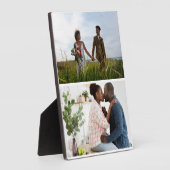Eenvoudige 2 fotocollage fotoplaat (Zijkant)