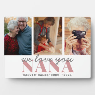 Eenvoudige 3 fotokalligrafie die we van je houden fotoplaat