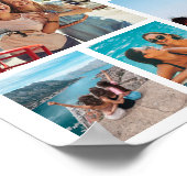 Eenvoudige 6 fotocollage poster (Hoek)