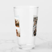 Eenvoudige 8 foto collage glas (Links)
