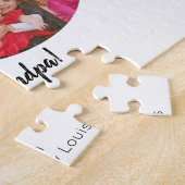 Eenvoudige 90e-nummerfoto Collage aangepaste groet Legpuzzel (Zijkant)