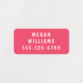 Eenvoudige aangepaste, aangepaste, aangepaste, per labels (Design 2)