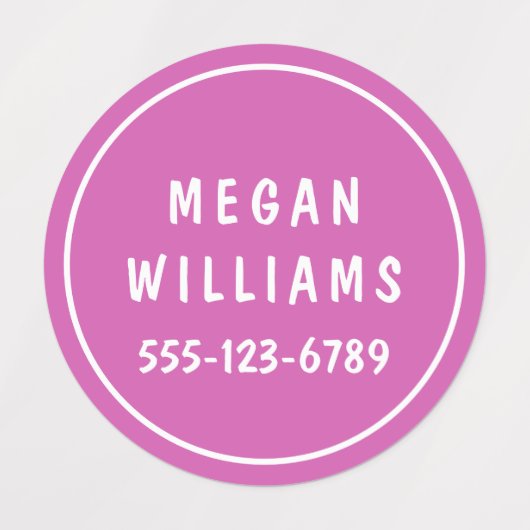 Eenvoudige aangepaste, aangepaste, aangepaste, per labels (Design 2)