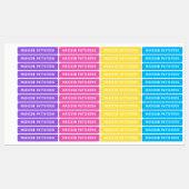 Eenvoudige aangepaste, aangepaste, aangepaste, per labels (Vel)