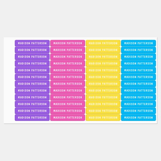 Eenvoudige aangepaste, aangepaste, aangepaste, per labels (Vel)