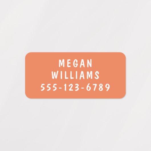 Eenvoudige aangepaste, aangepaste, aangepaste, per labels (Design 2)