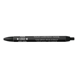 Eenvoudige, aangepaste bedrijfs-pen met Logo Zwarte Inkt Pen